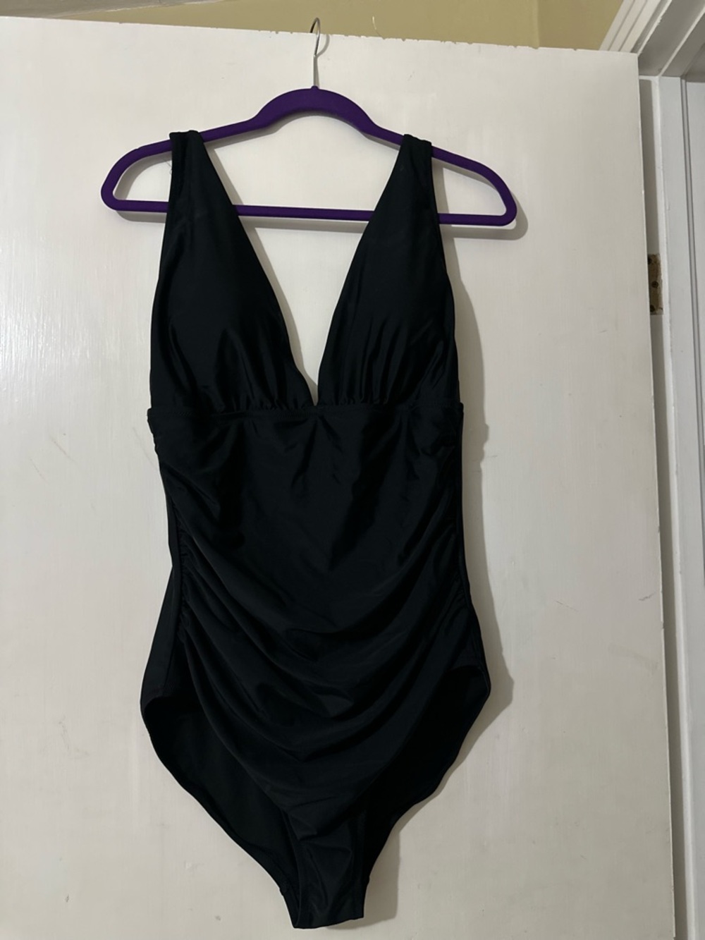 J. Crew Black One-Piece Swimsuit